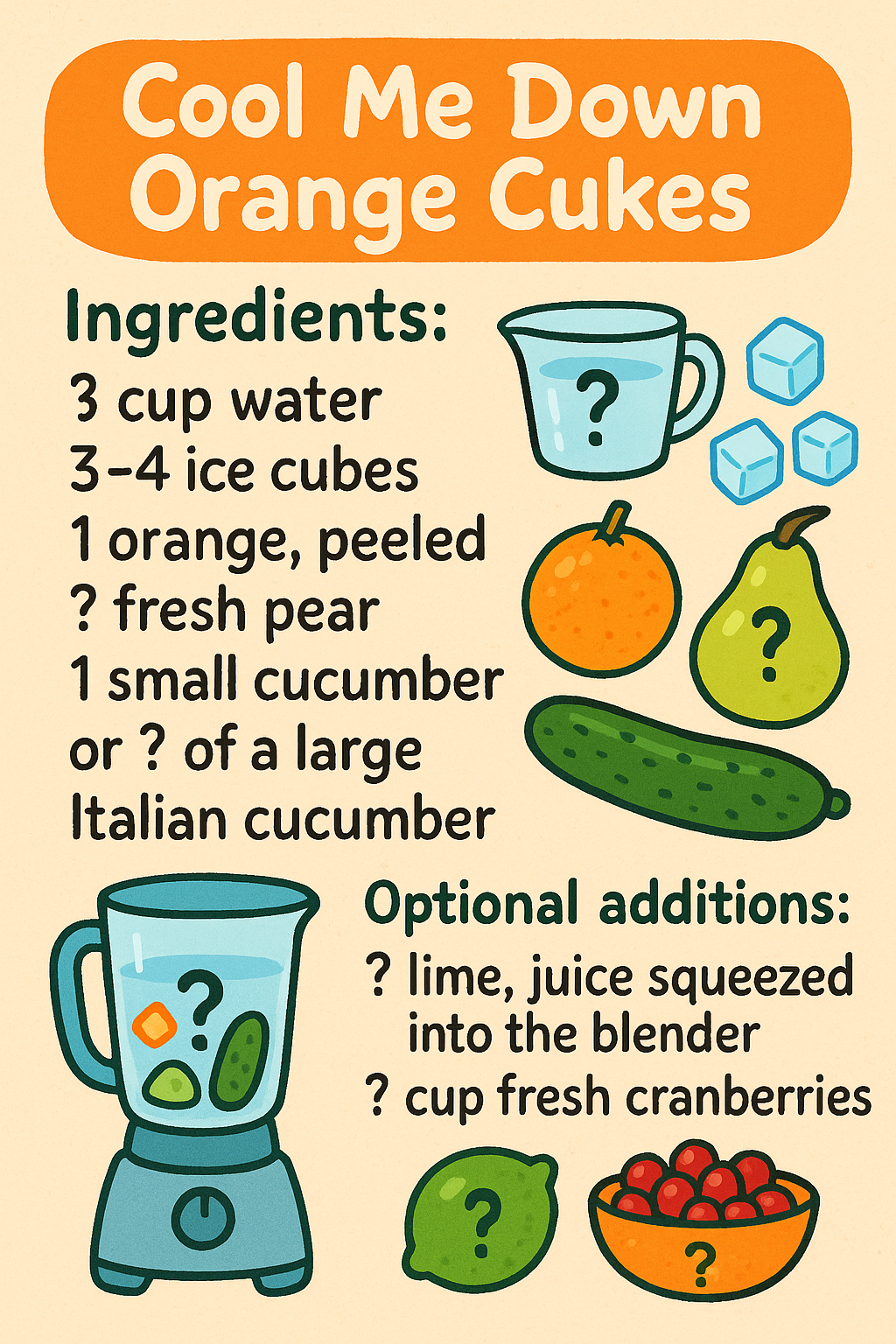 Reimagining Hydration: The Science and Nostalgia Behind the Ultimate Orange-Cucumber Cooler