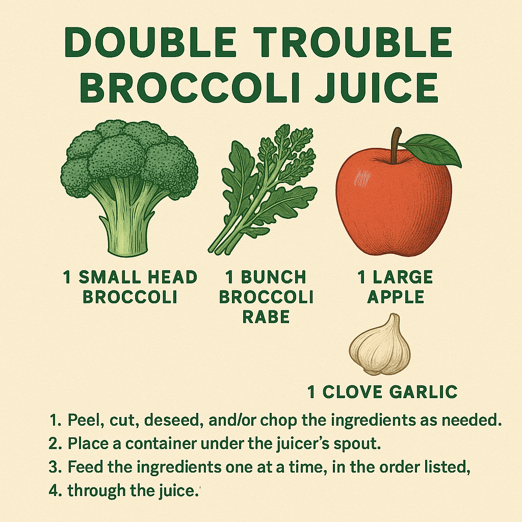 Double Trouble Broccoli Juice