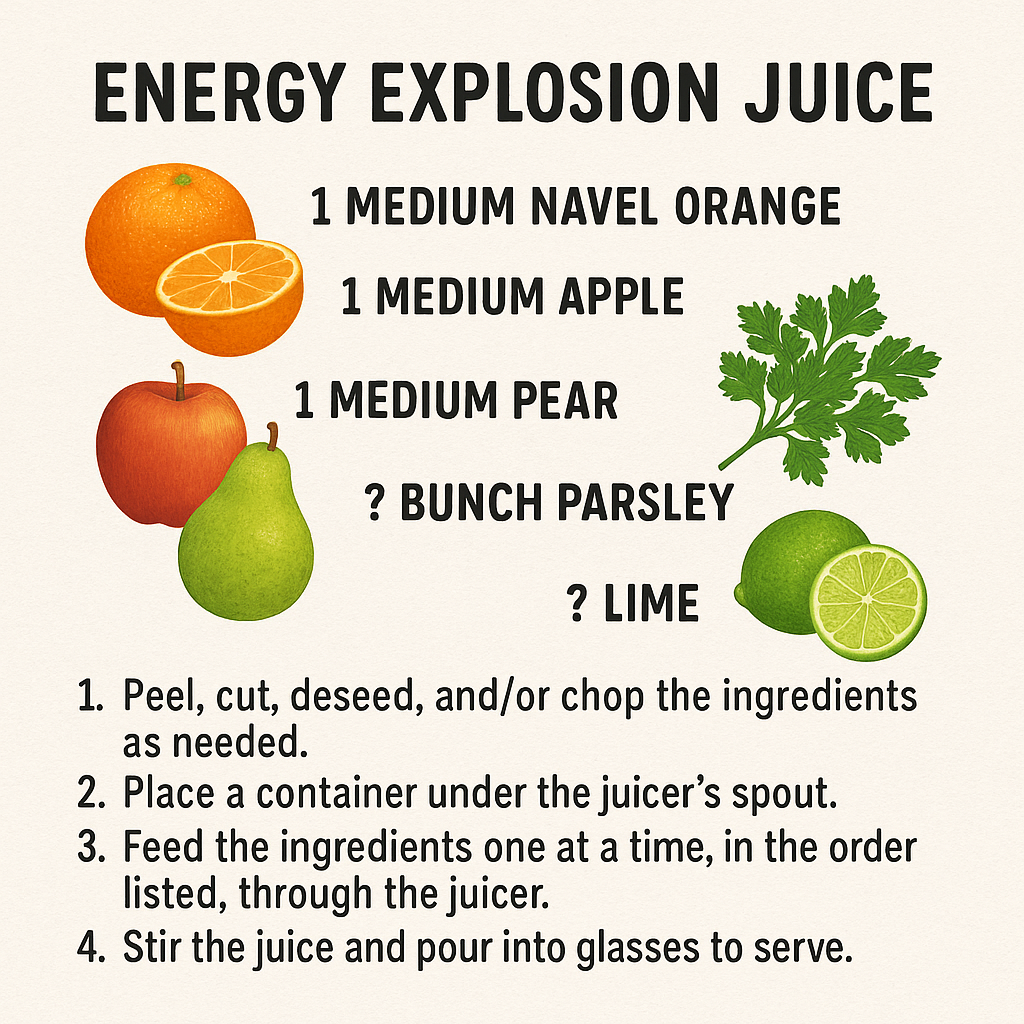Energy Explosion Juice