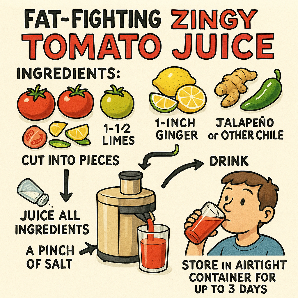 FAT-FIGHTING ZINGY TOMATO JUICE