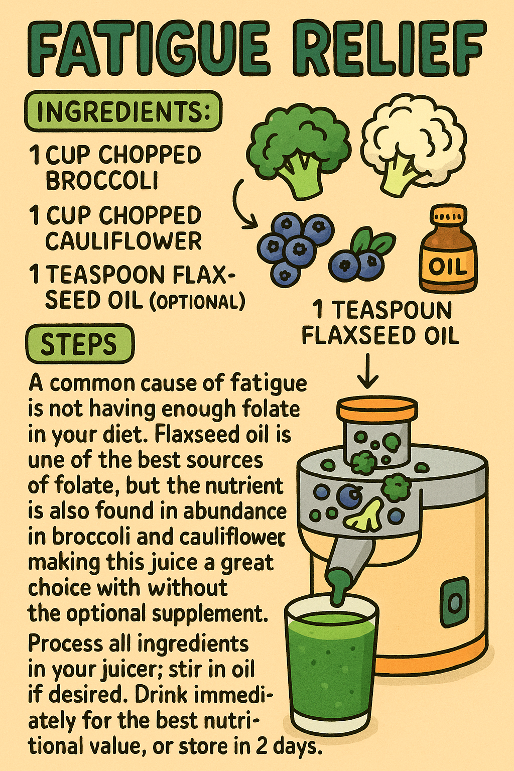 Fatigue Relief Juice