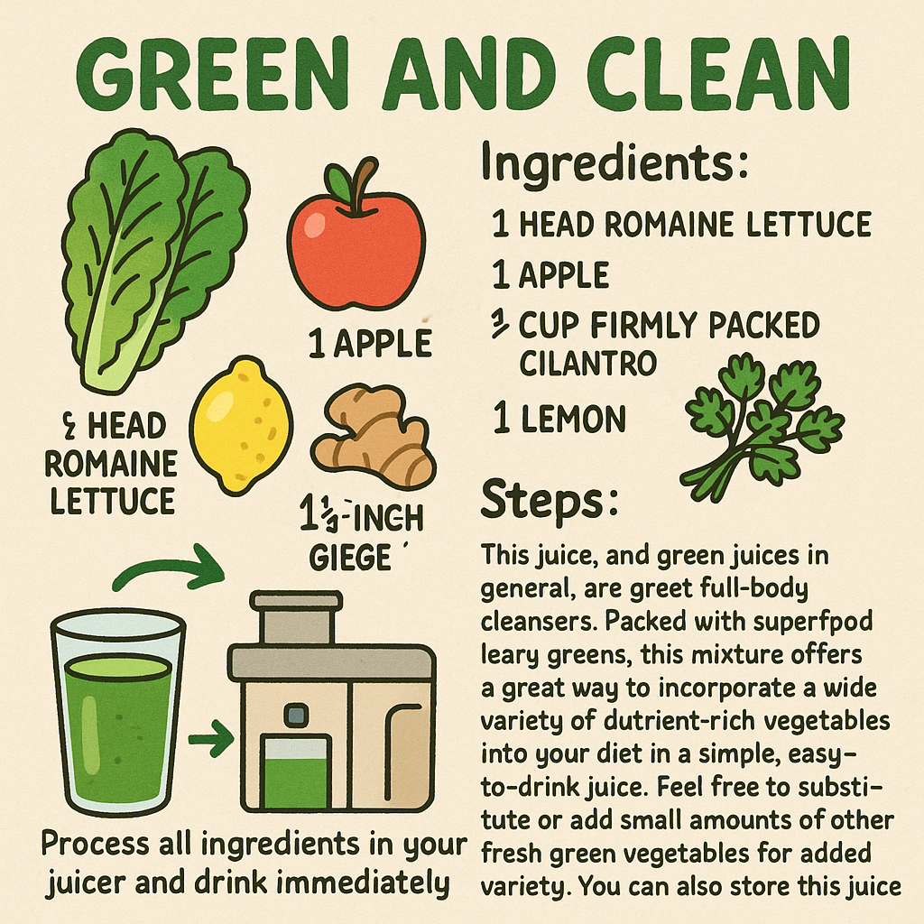 Green and Clean Juice