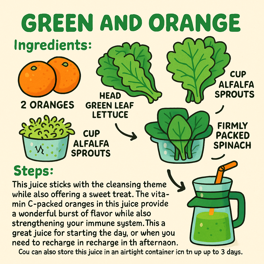 Green and Orange Juice