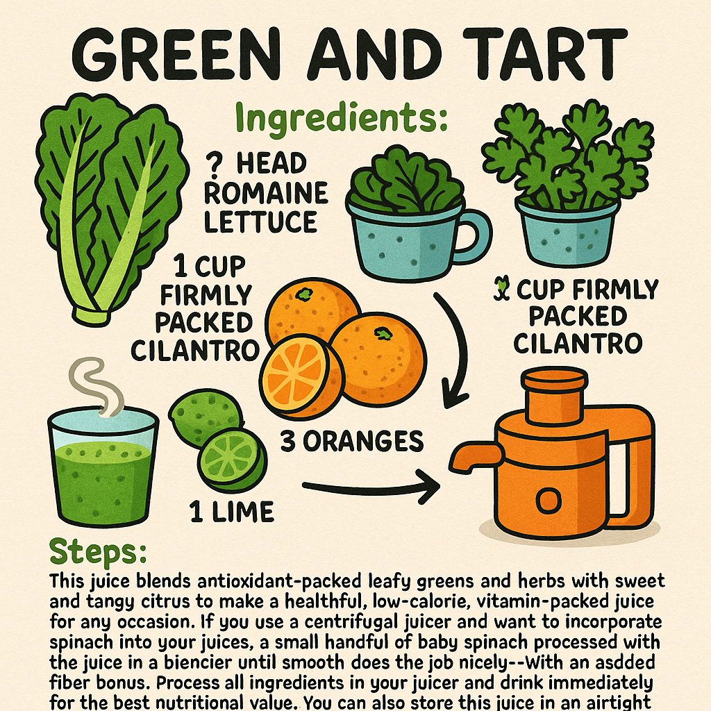 Green and Tart Juice