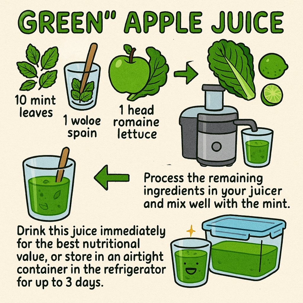 Green Apple Mint Juice