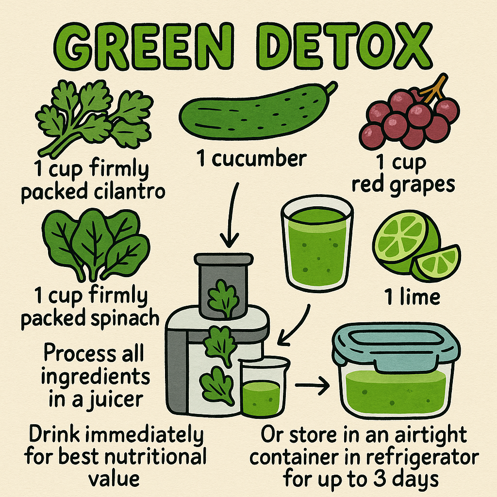 Green Detox Juice: A Natural Way to Boost Your Health at Home