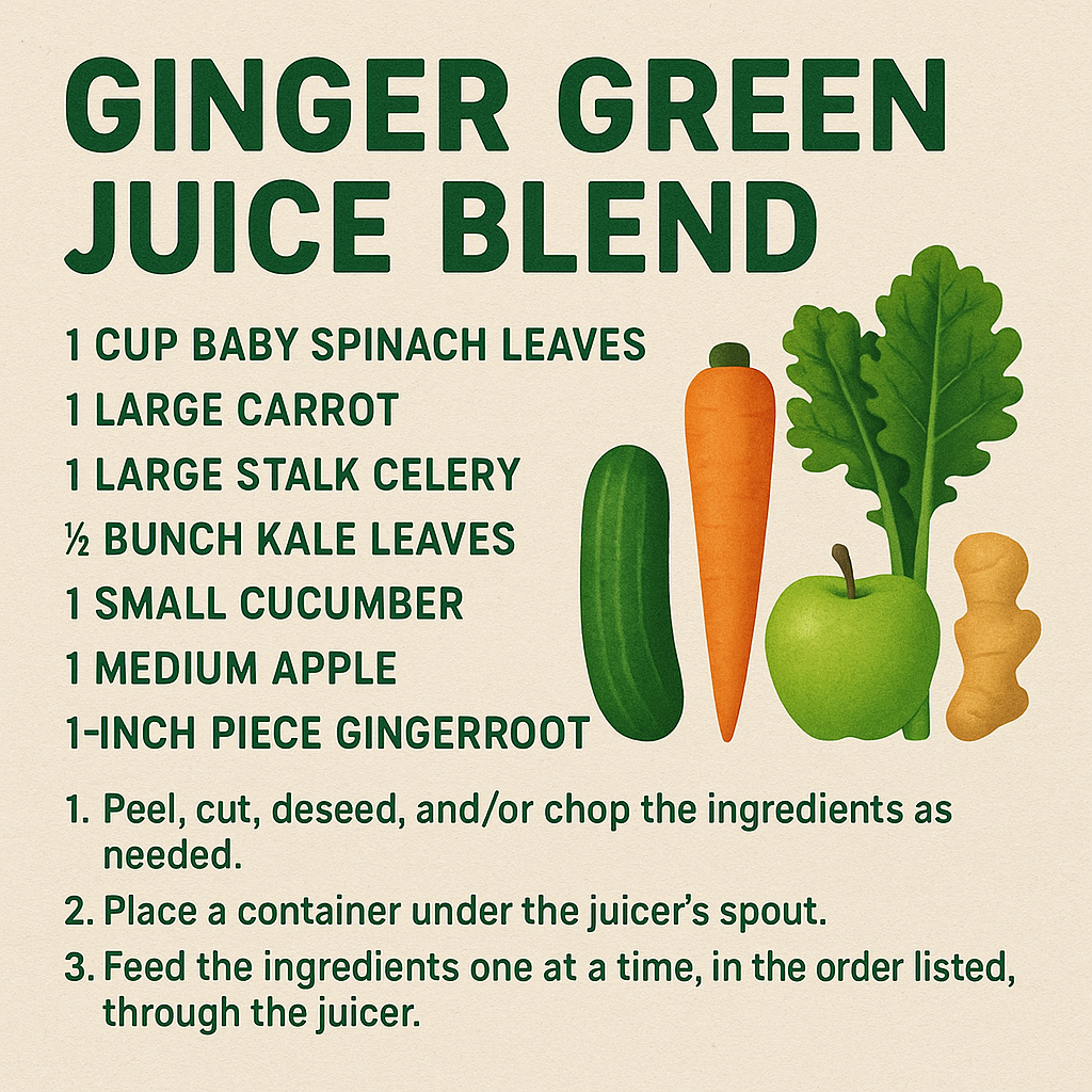 Ginger Green Juice