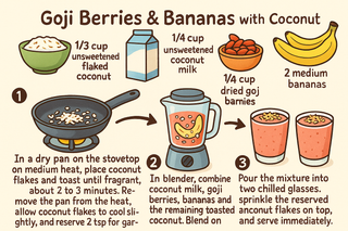 Goji Berries & Bananas with Coconut