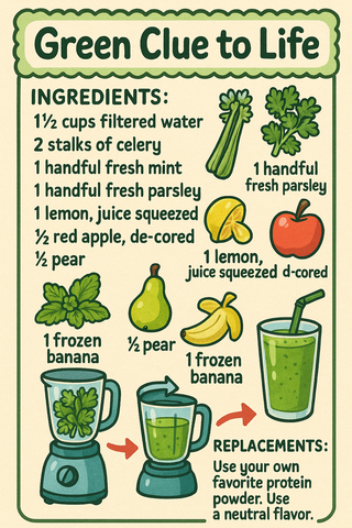 Green Clue to Life: Solving the Mystery of Daily Vitality
