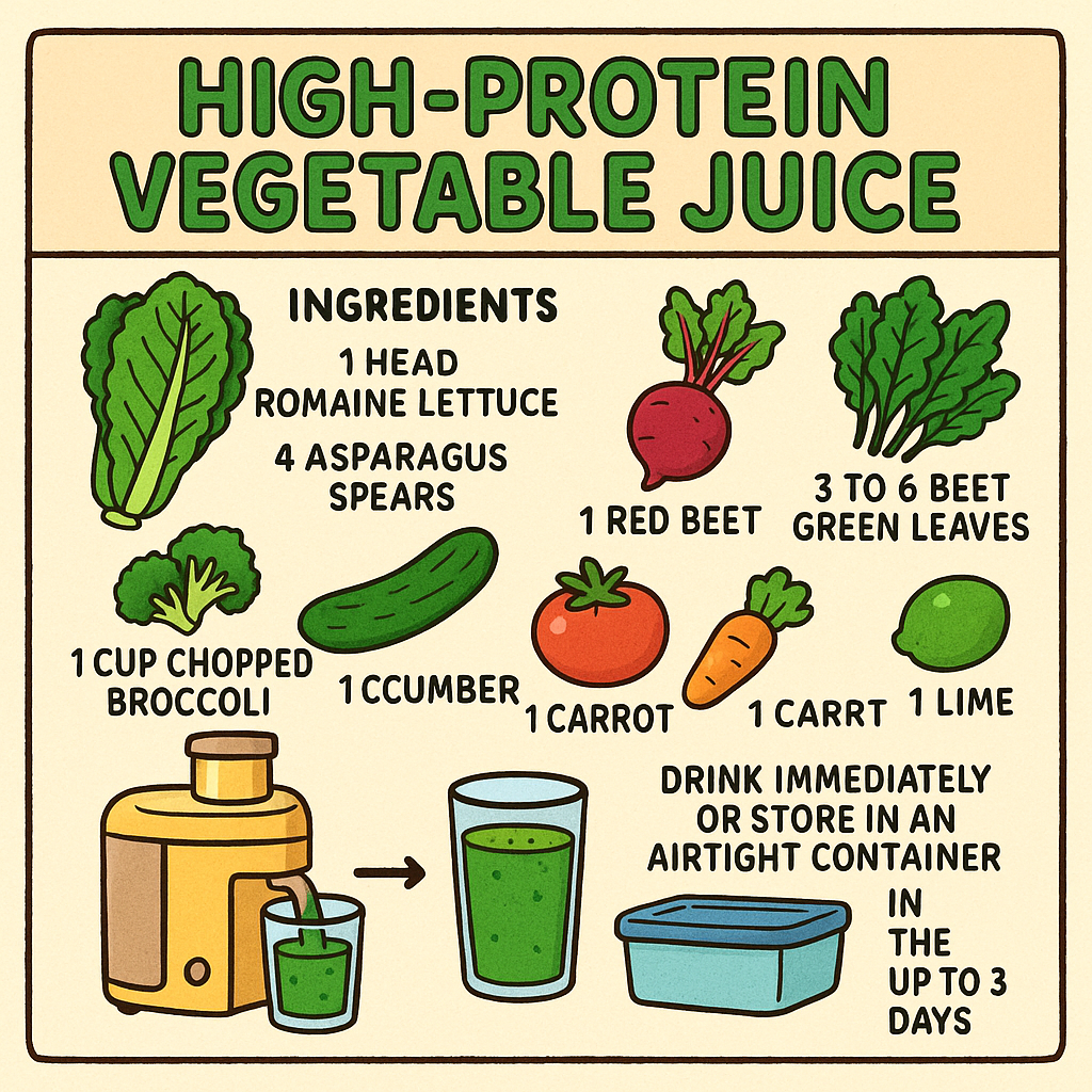 High-Protein Vegetable Juice