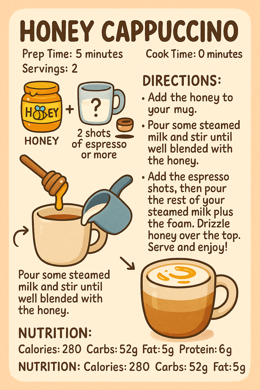 Honey Cappuccino