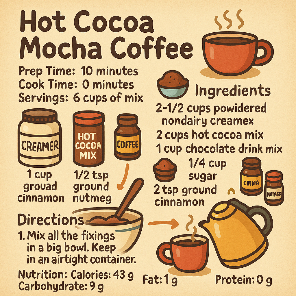 Hot Cocoa Mocha Coffee: A Cozy Café-Style Drink You Can Make at Home