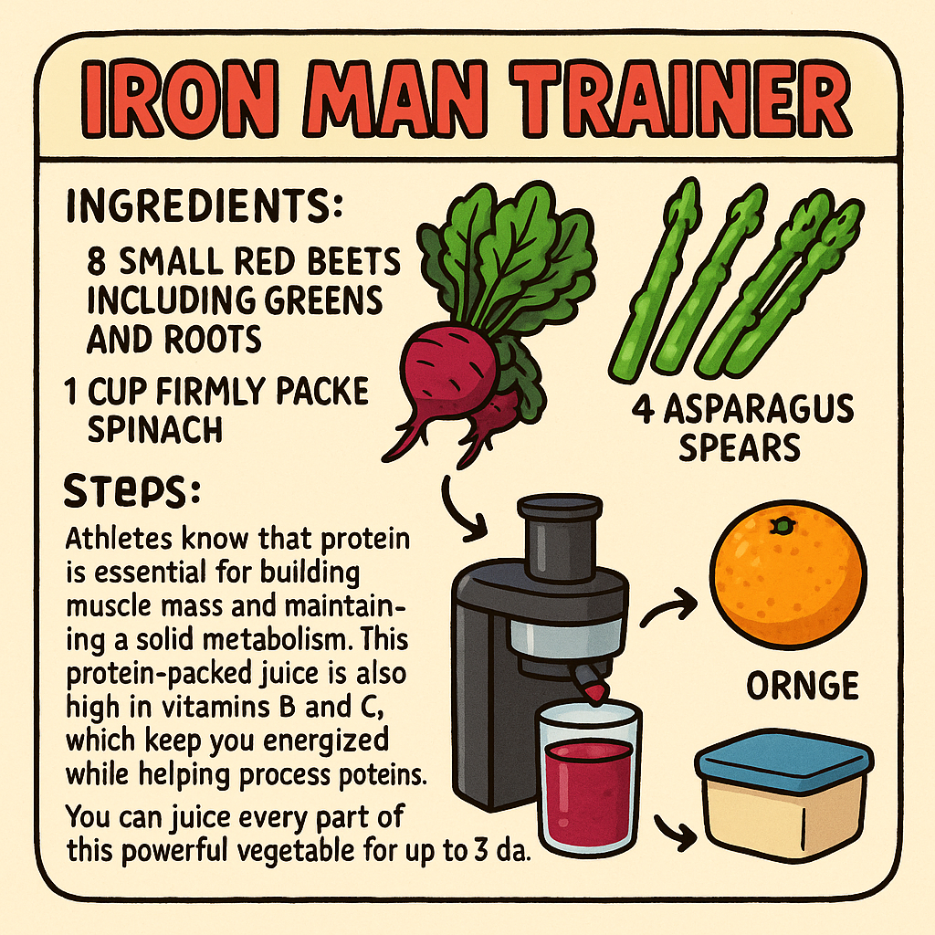 Iron Man Trainer Juice Recipe