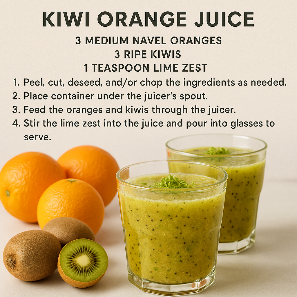  Kiwi Orange Juice
