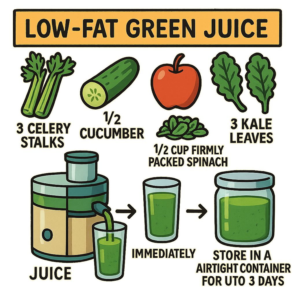 LOW-FAT GREEN JUICE