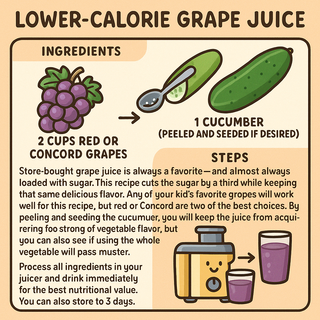 Discover a Refreshing Lower-Calorie Grape Juice 