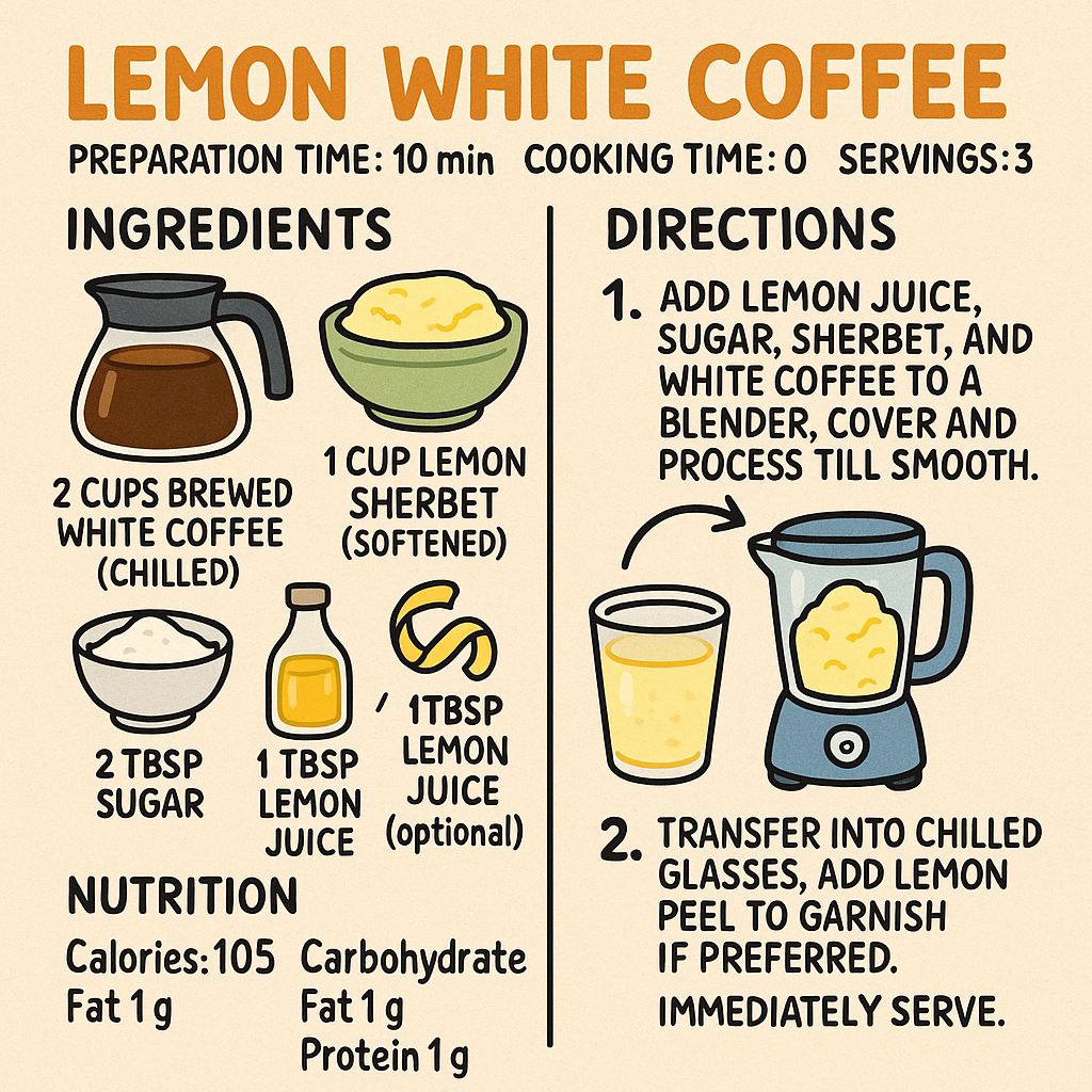  Lemon White Coffee