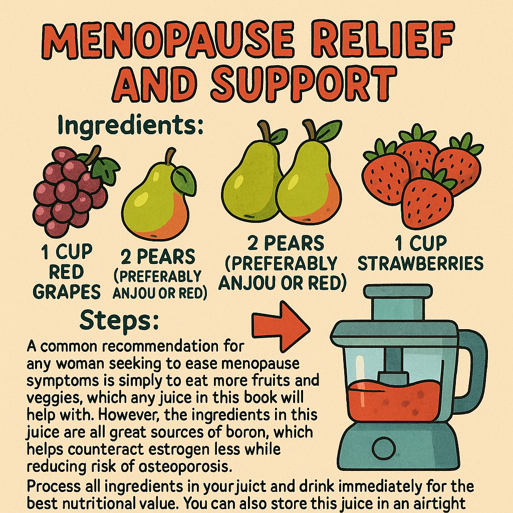 Menopause Relief with Fresh Fruit Juice