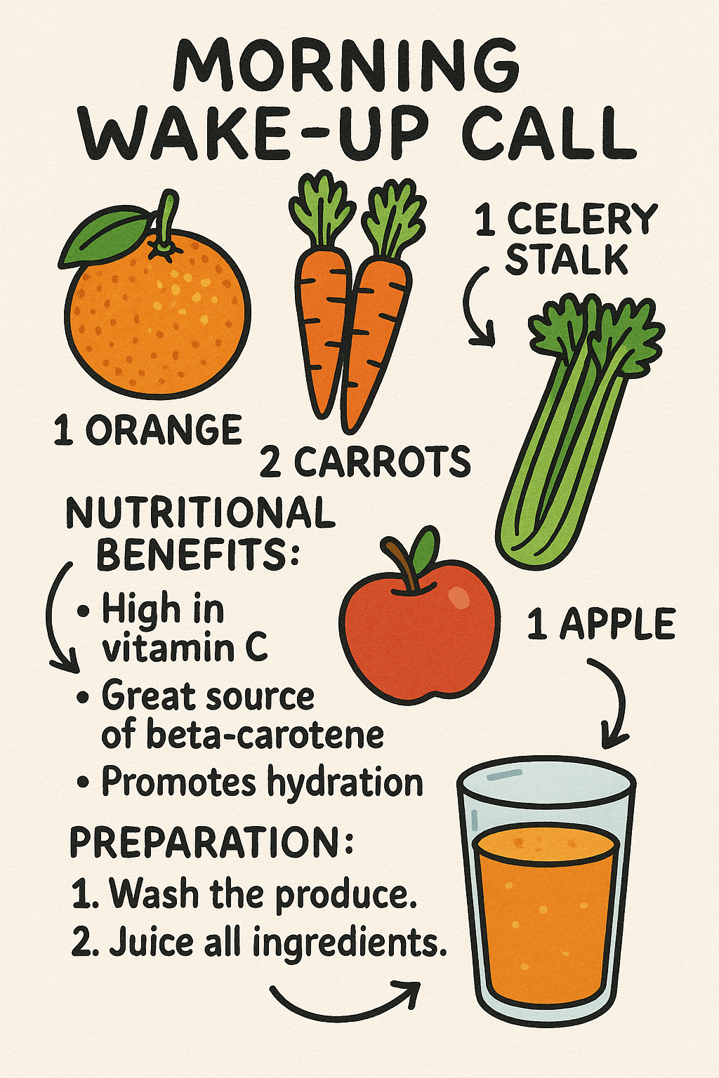Morning Wake-Up Call Juice