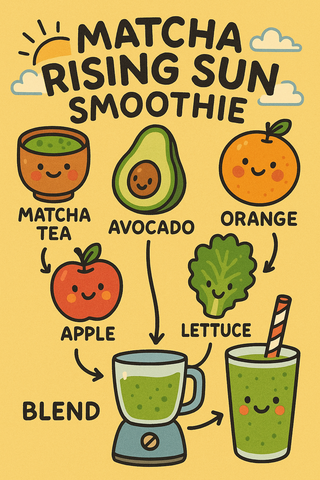 Matcha Rising Sun