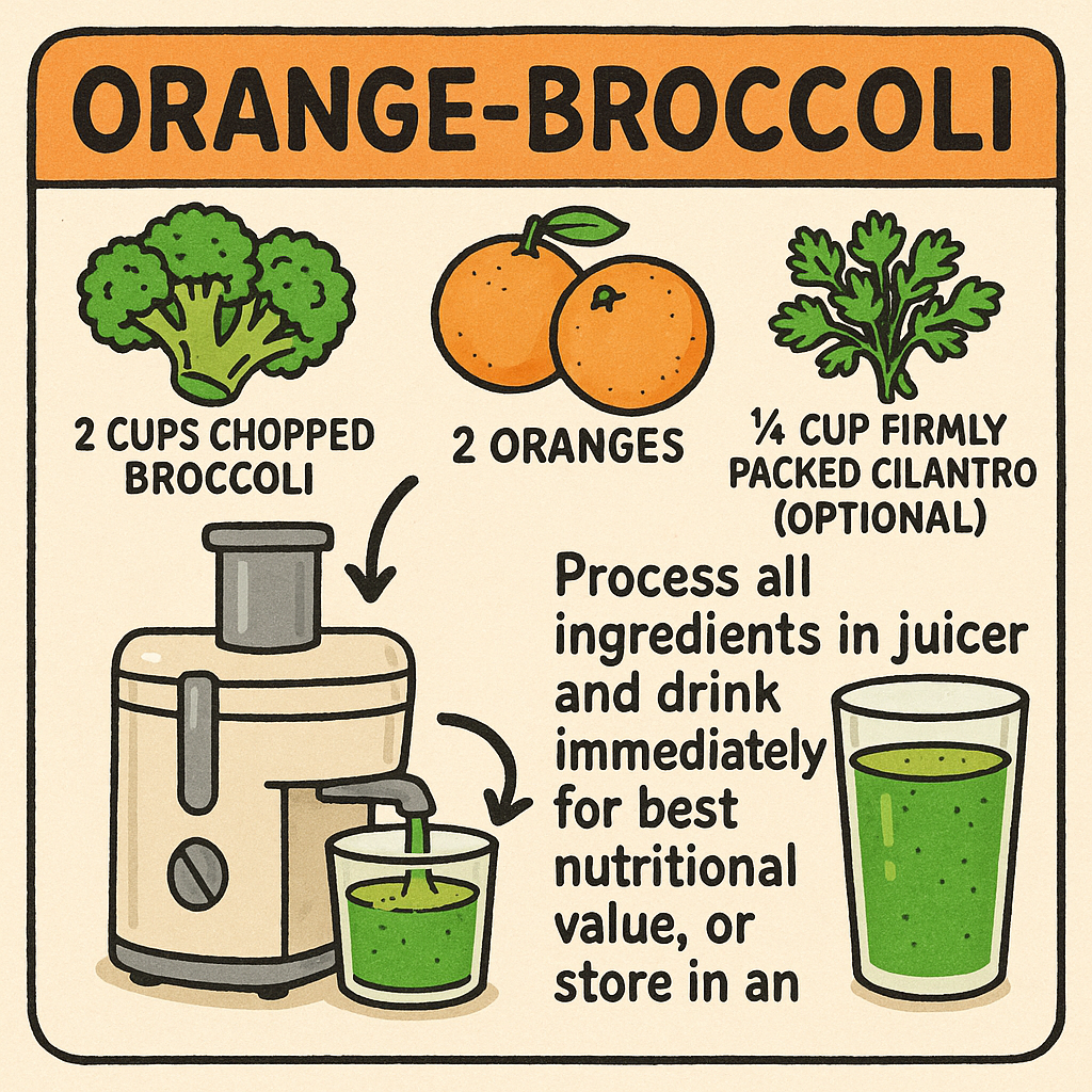 Orange-Broccoli Juice