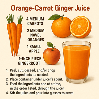 Orange-Carrot Ginger Juice