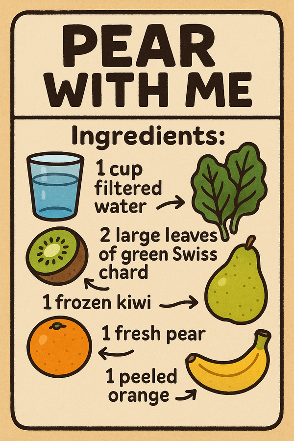 Pear with Me: The Ultimate Guide to Crafting the Perfect Green Blend at Home