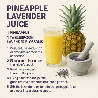 Pineapple Lavender Juice