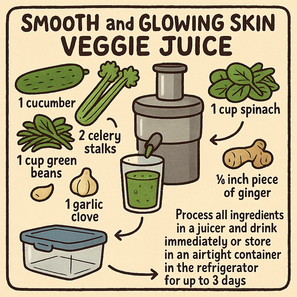Smooth and Glowing Skin Vegetable Juice – The Science Behind the Recipe