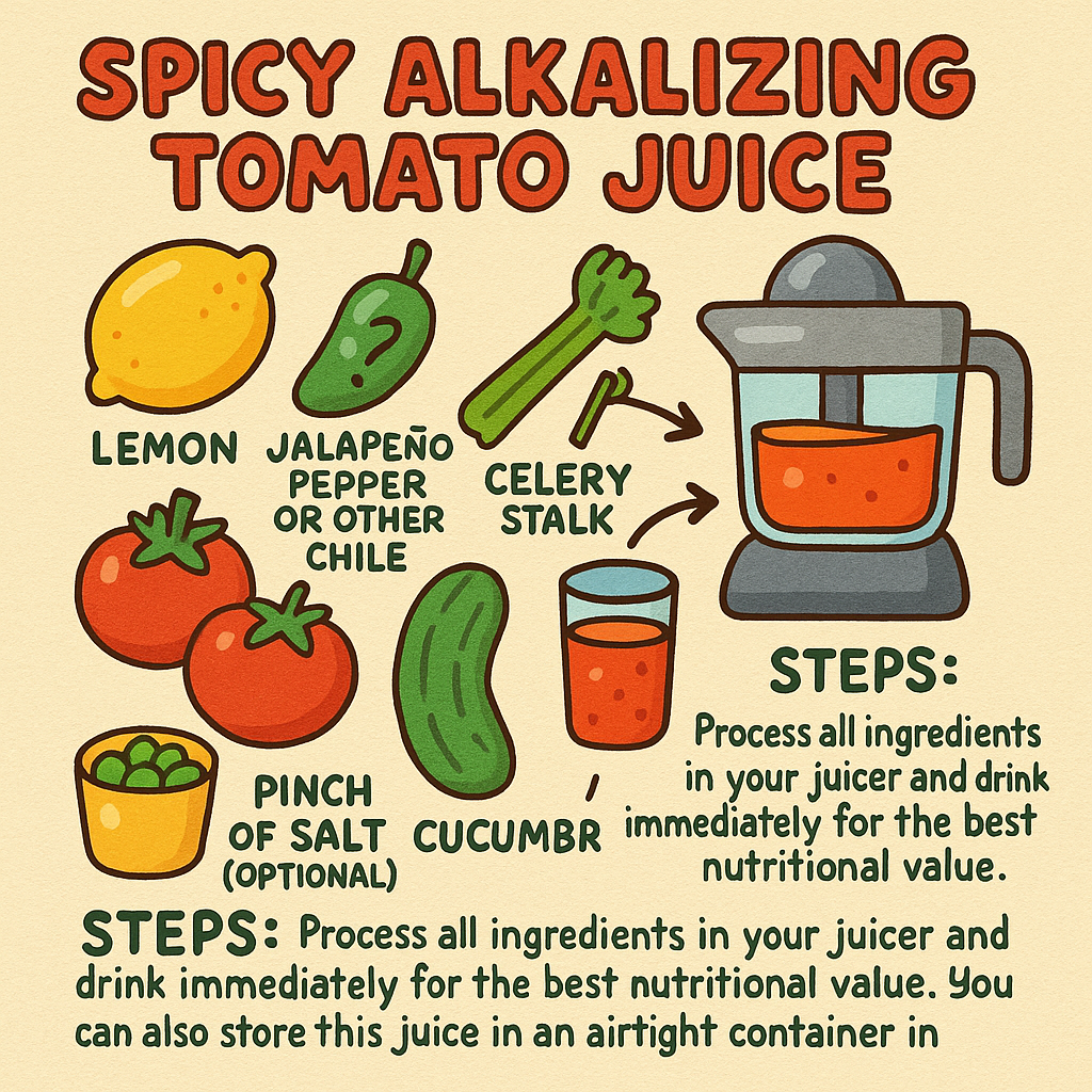 Spicy Alkalizing Tomato Juice