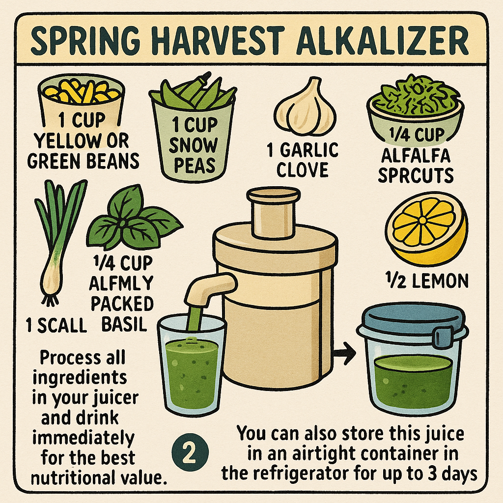Spring Harvest Alkalizer: A Refreshing Way to Boost Your Body’s Alkalinity