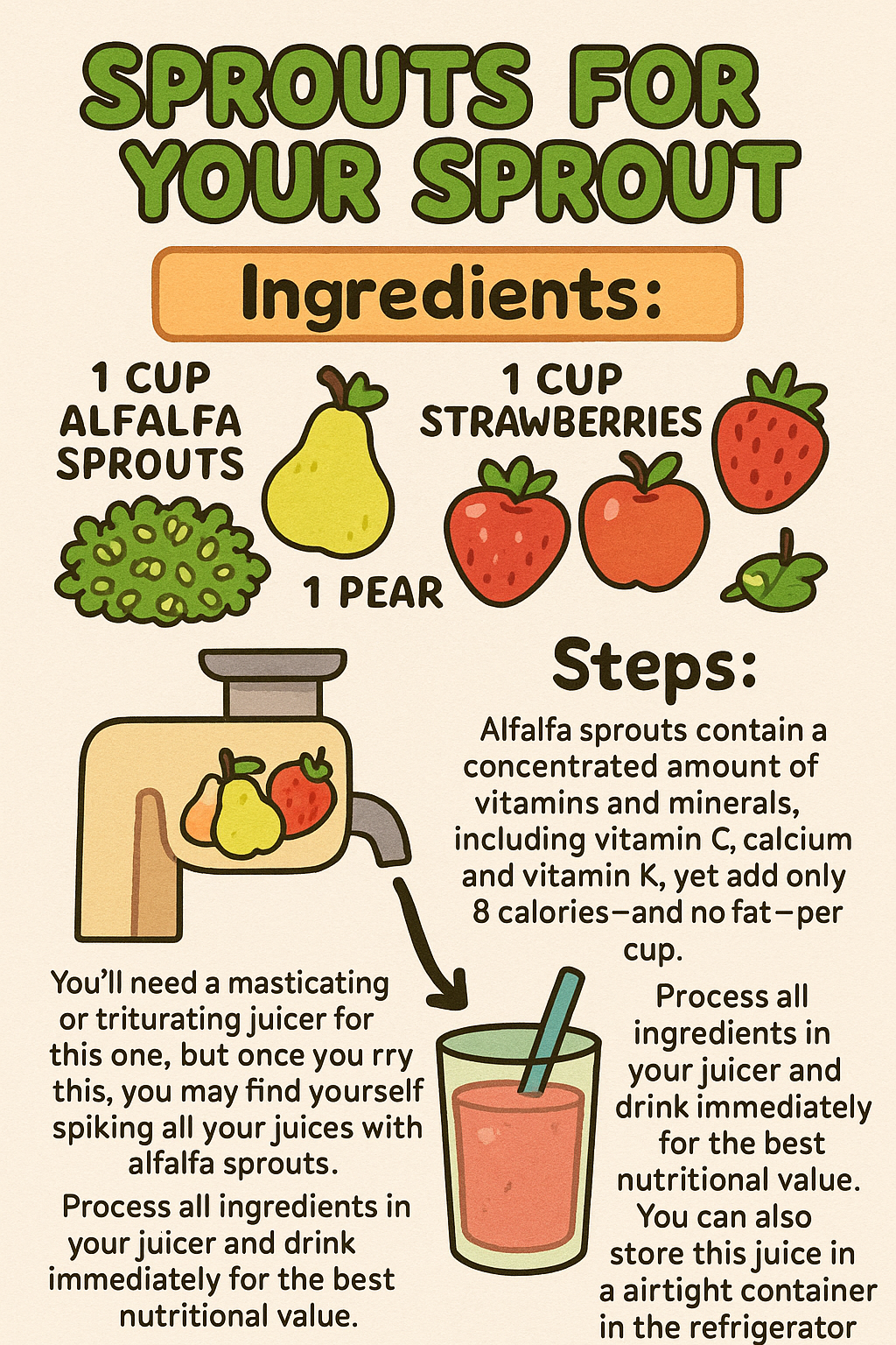 Sprouts in Juice