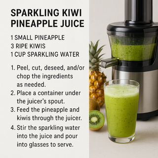 Sparkling Kiwi Pineapple Juice