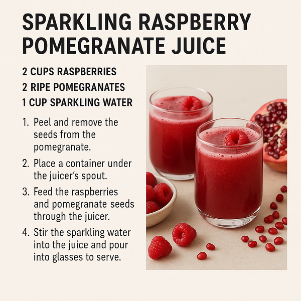  Sparkling Raspberry Pomegranate Juice