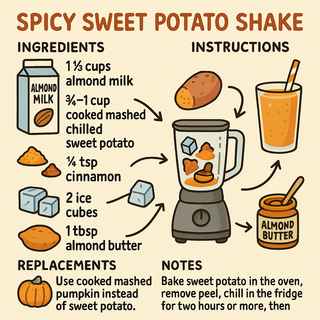  Spicy Sweet Potato Shake