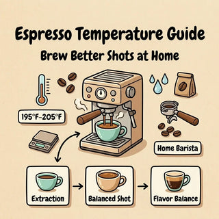 Espresso temperature and brew extraction guide for home baristas