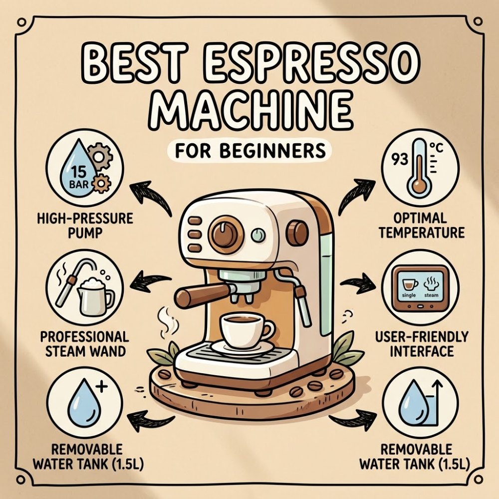Best Espresso Machine for Beginners: 5 Must-Have Features