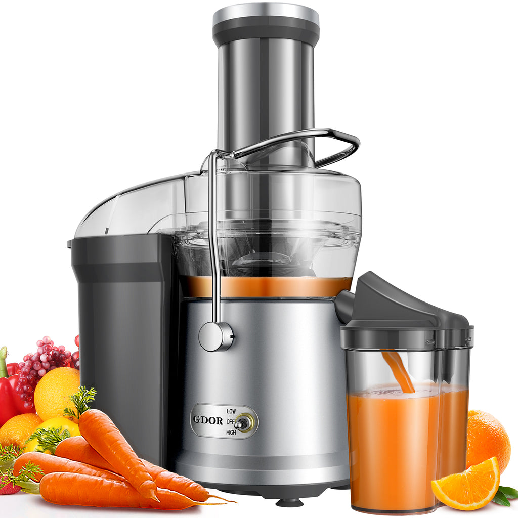 GDOR 800W Stainless Steel Centrifugal Juicer Machine, Countertop Powerful Juicer Machine, 3-Speed Control, High Yield, Foam-Free, for Fruits & Vegetables, Daily Home Juicing - TikTok Shop | 1100W 6-SPEED Digital Screen Centrifugal Juicer Machines Vegetable | ジューサー・しぼり器 | Healnitor