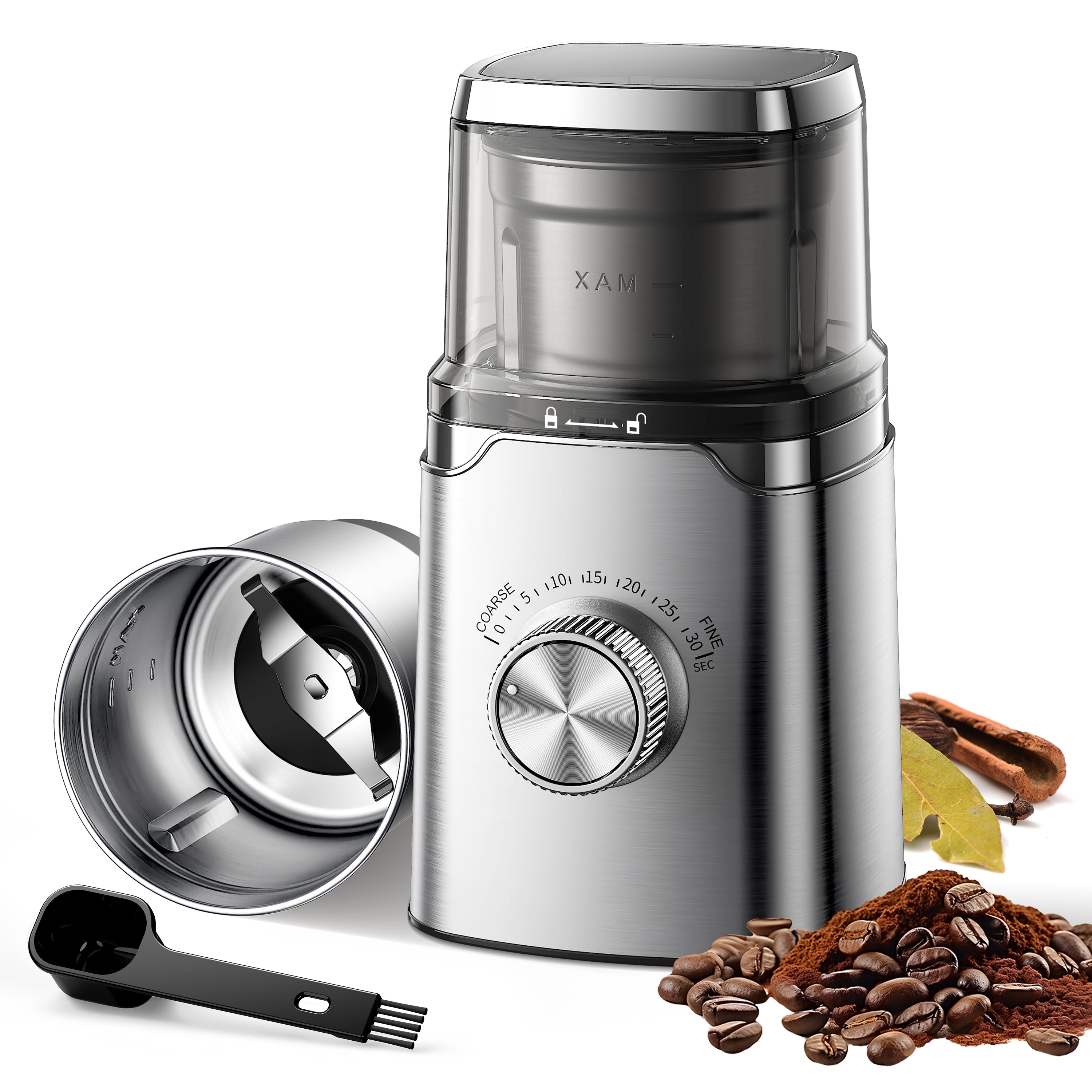 SHARDOR® Coffee Blade Grinder with  Removable Stainless Steel Bowl