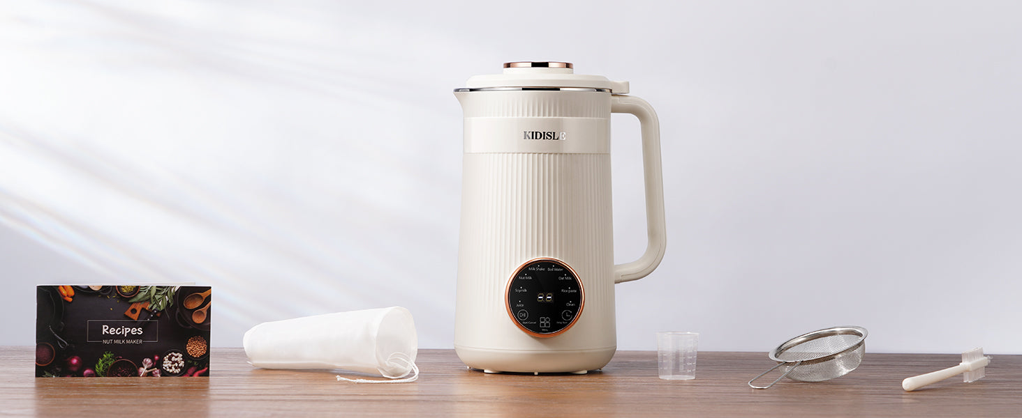 32oz White Soy Milk | 8-in-1 & Nut Milk Maker - Shardor
