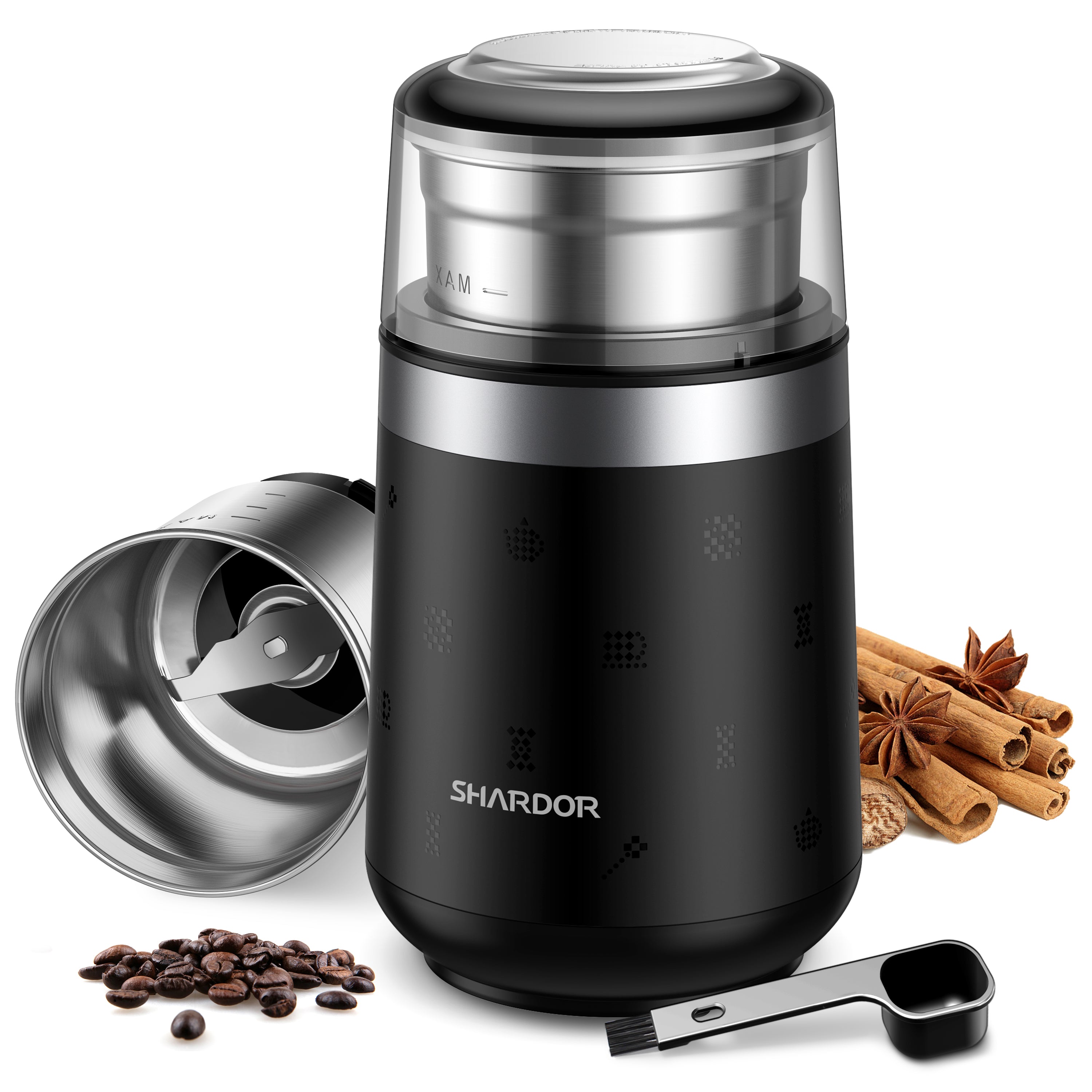 SHARDOR Super Silent Coffee Grinder, Herb, Spice, Electric Coffee Bean