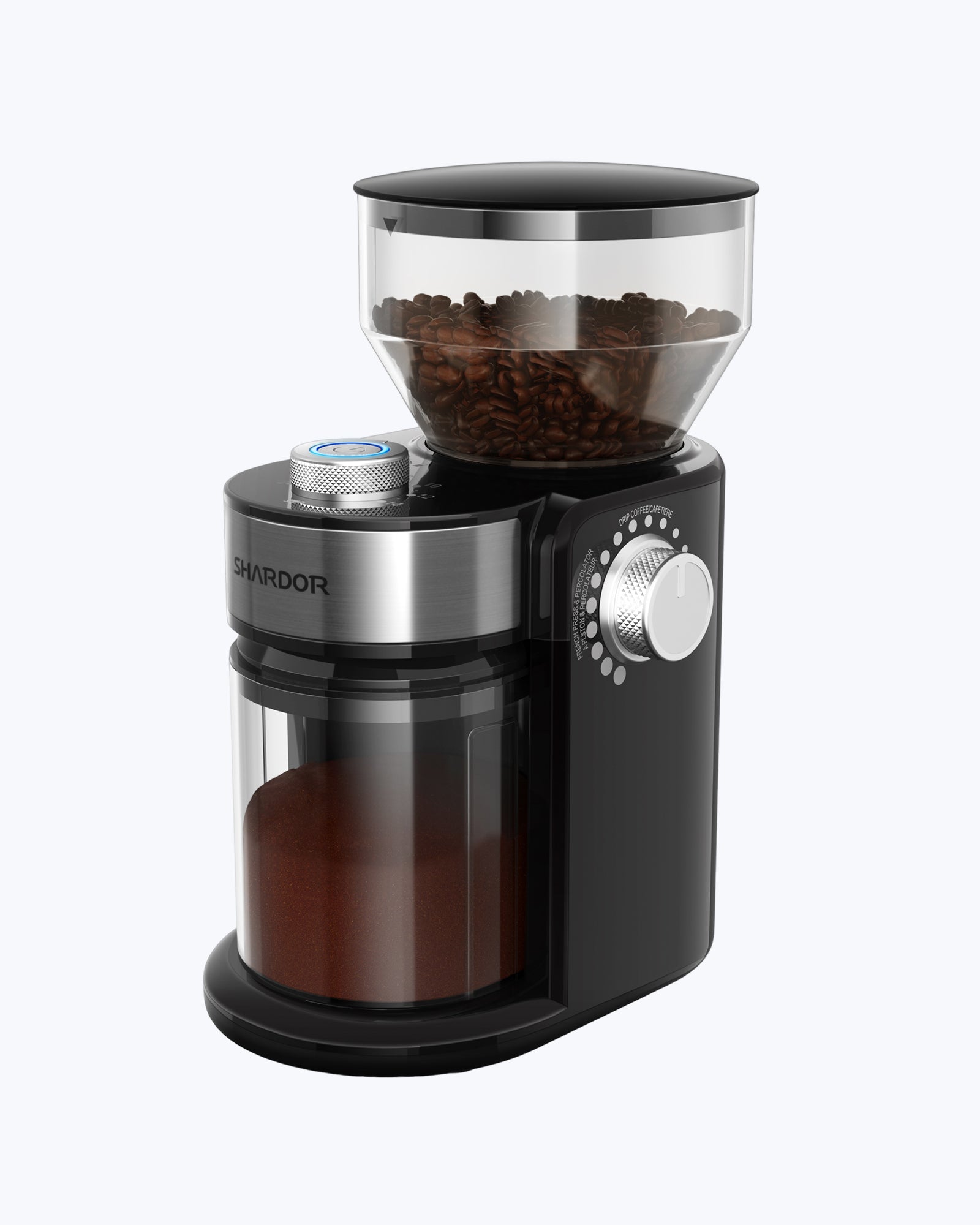 SHARDOR® Coffee Burr Grinder with 16 Precise Grind Setting Black