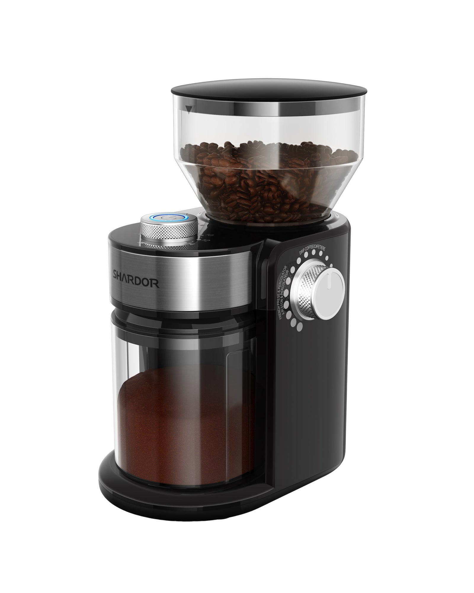 SHARDOR® Coffee Burr Grinder with 16 Precise Grind Setting Black