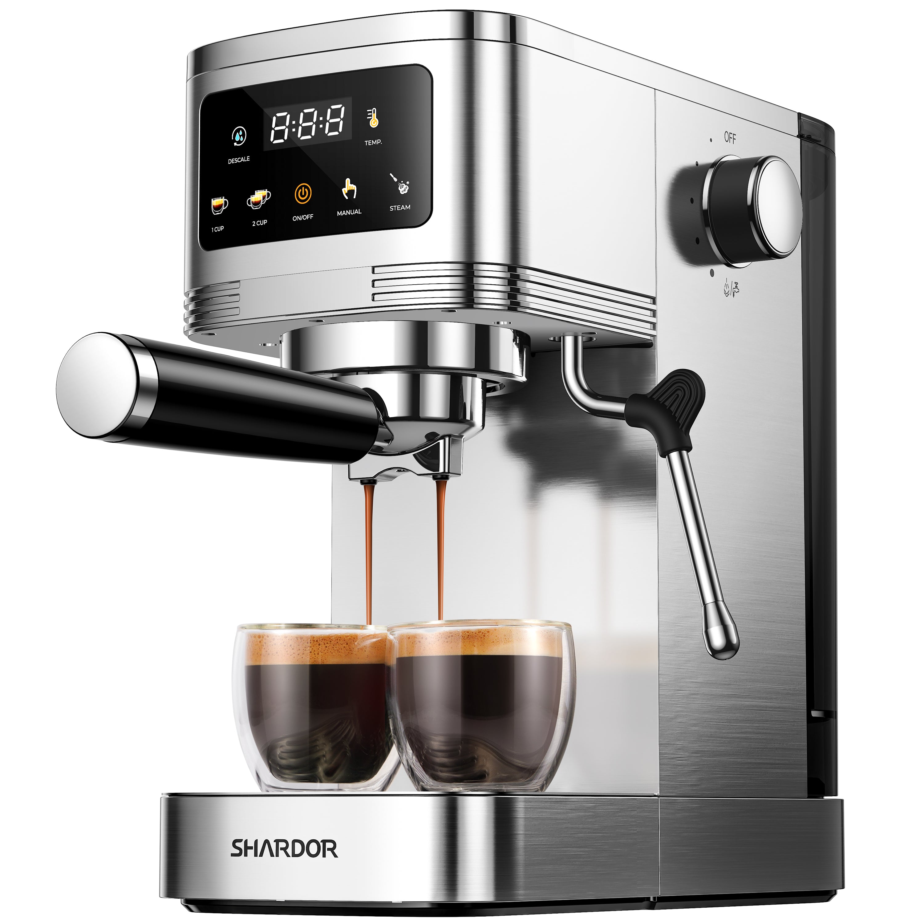 SHARDOR Espresso Machine 20 Bar with Touchscreen Adjustable