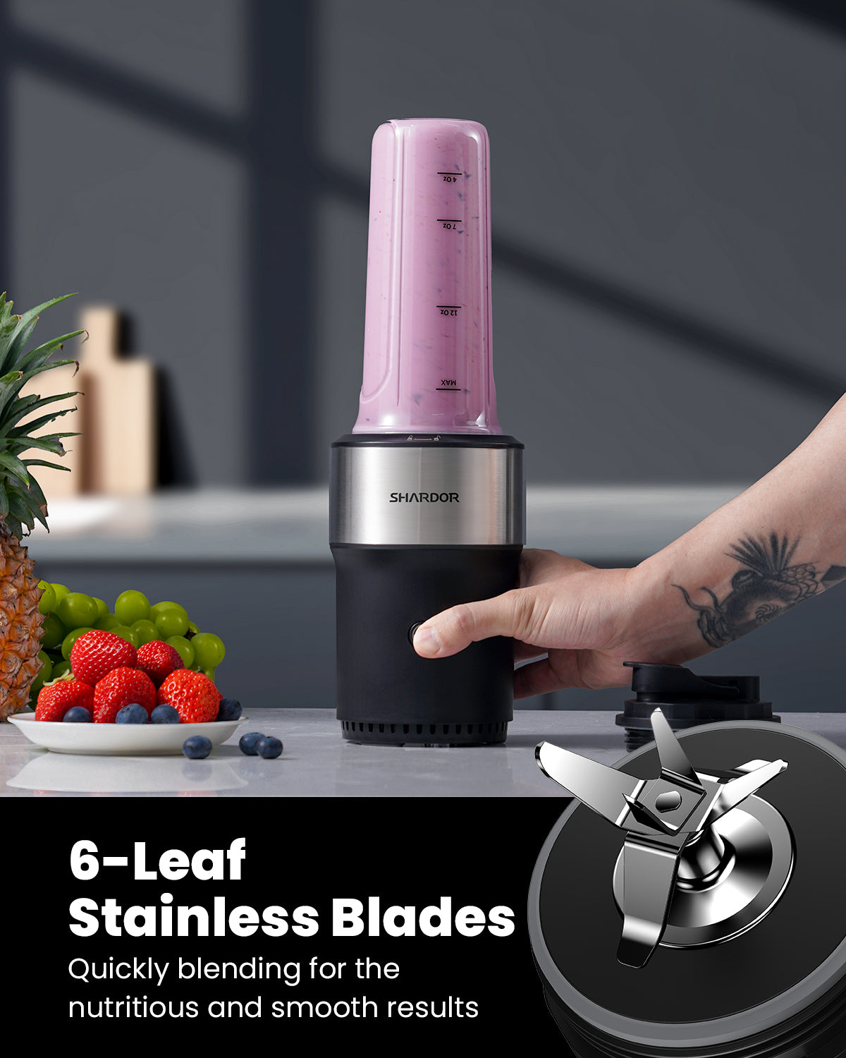 GDOR 900W Personal Blender for Smoothies