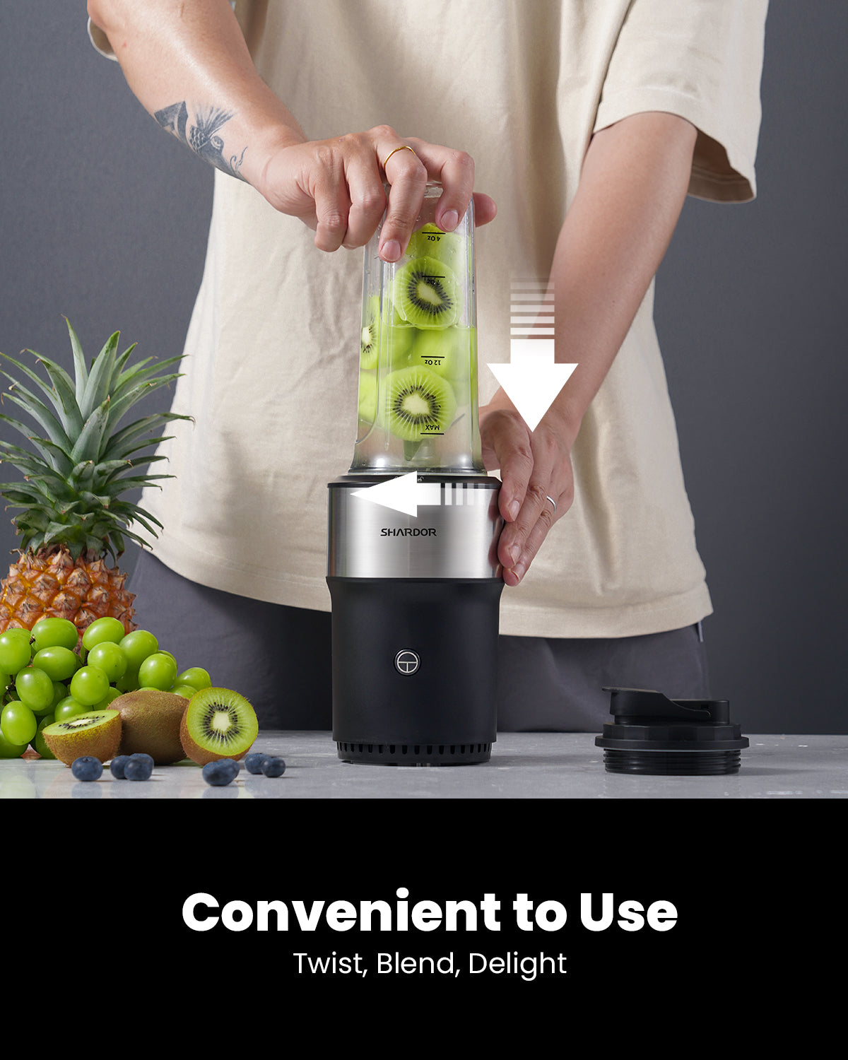 GDOR 900W Personal Blender for Smoothies