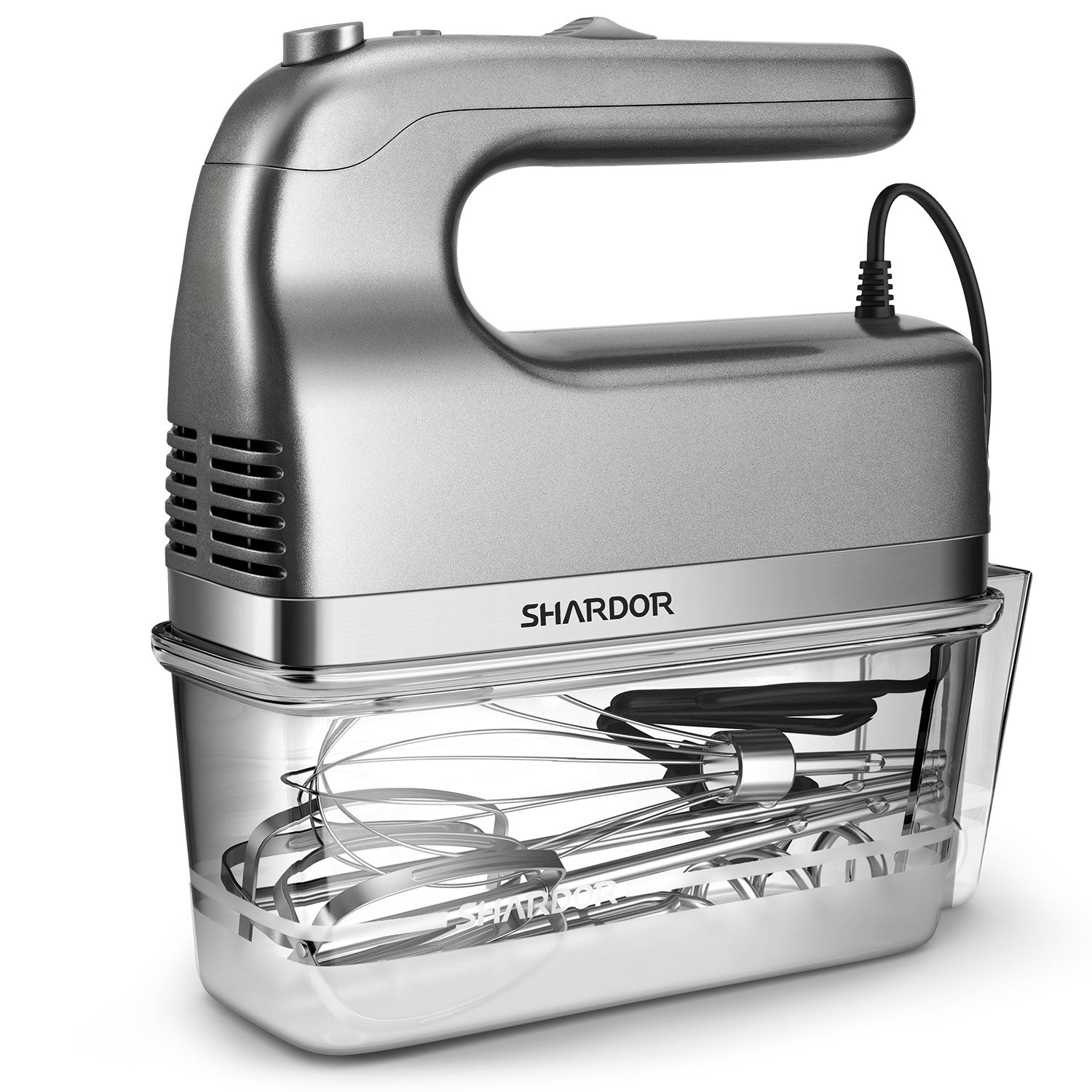 SHARDOR Hand Mixer, 450W Handheld Mixer with Storage Case