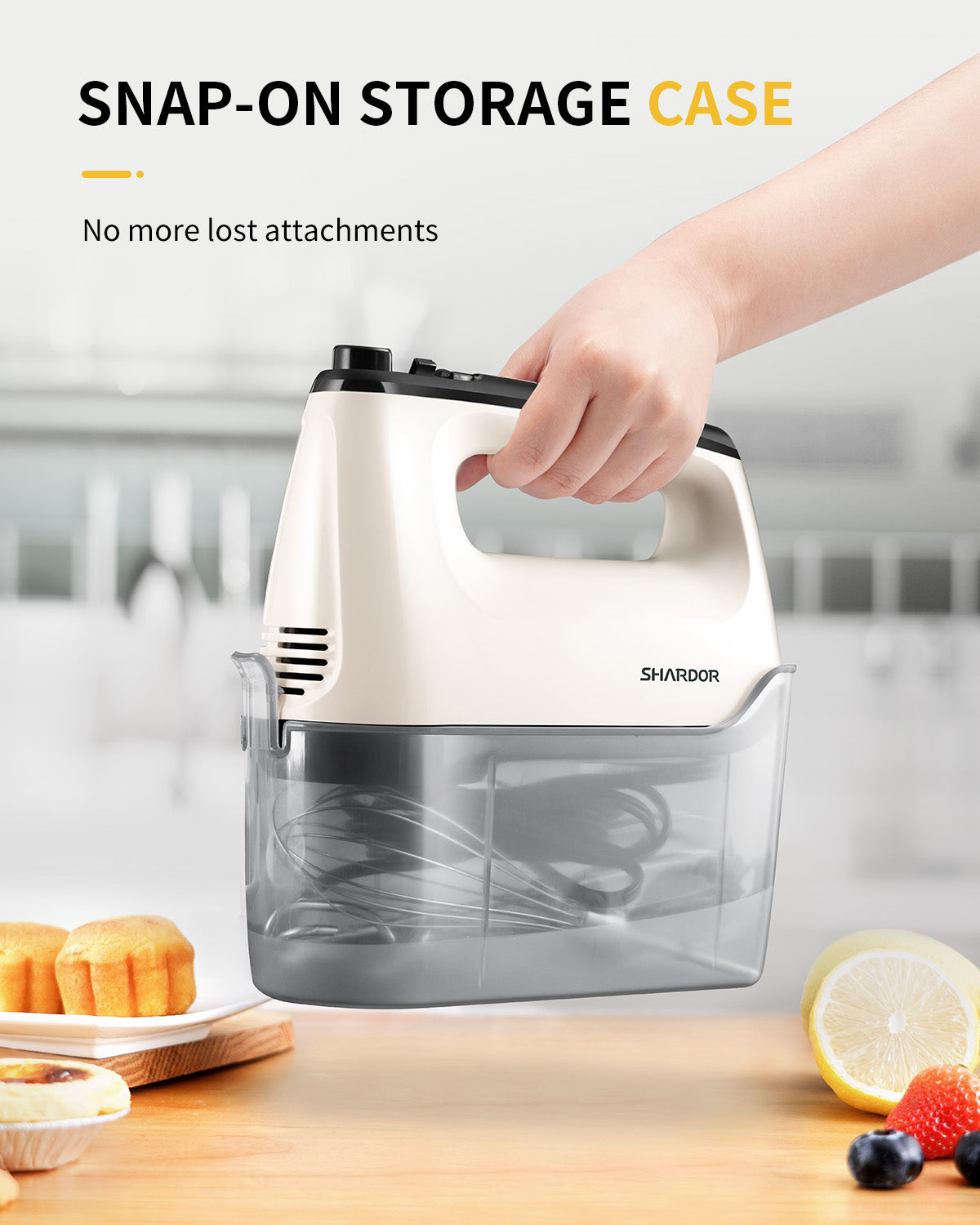 Hand Mixer Electric, 6 Speed & Turbo Mixer Electric Handheld,