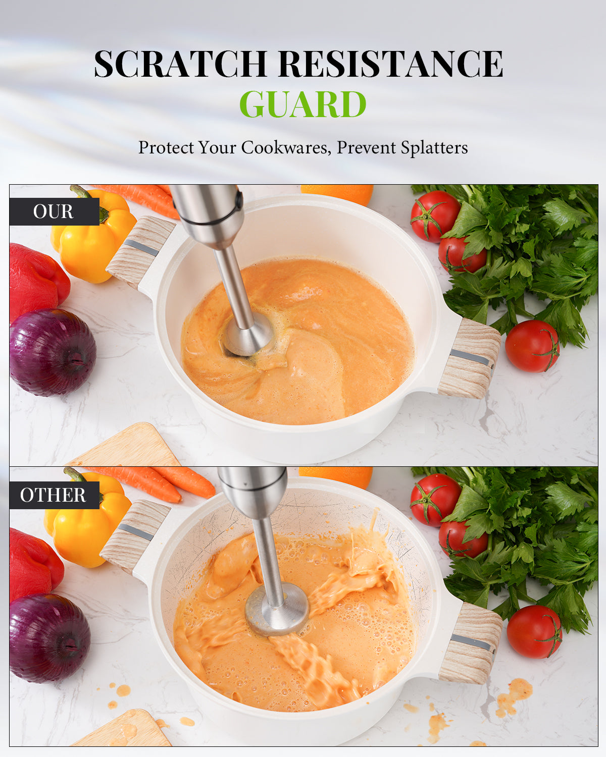GDOR 6-in-1 Immersion Blender