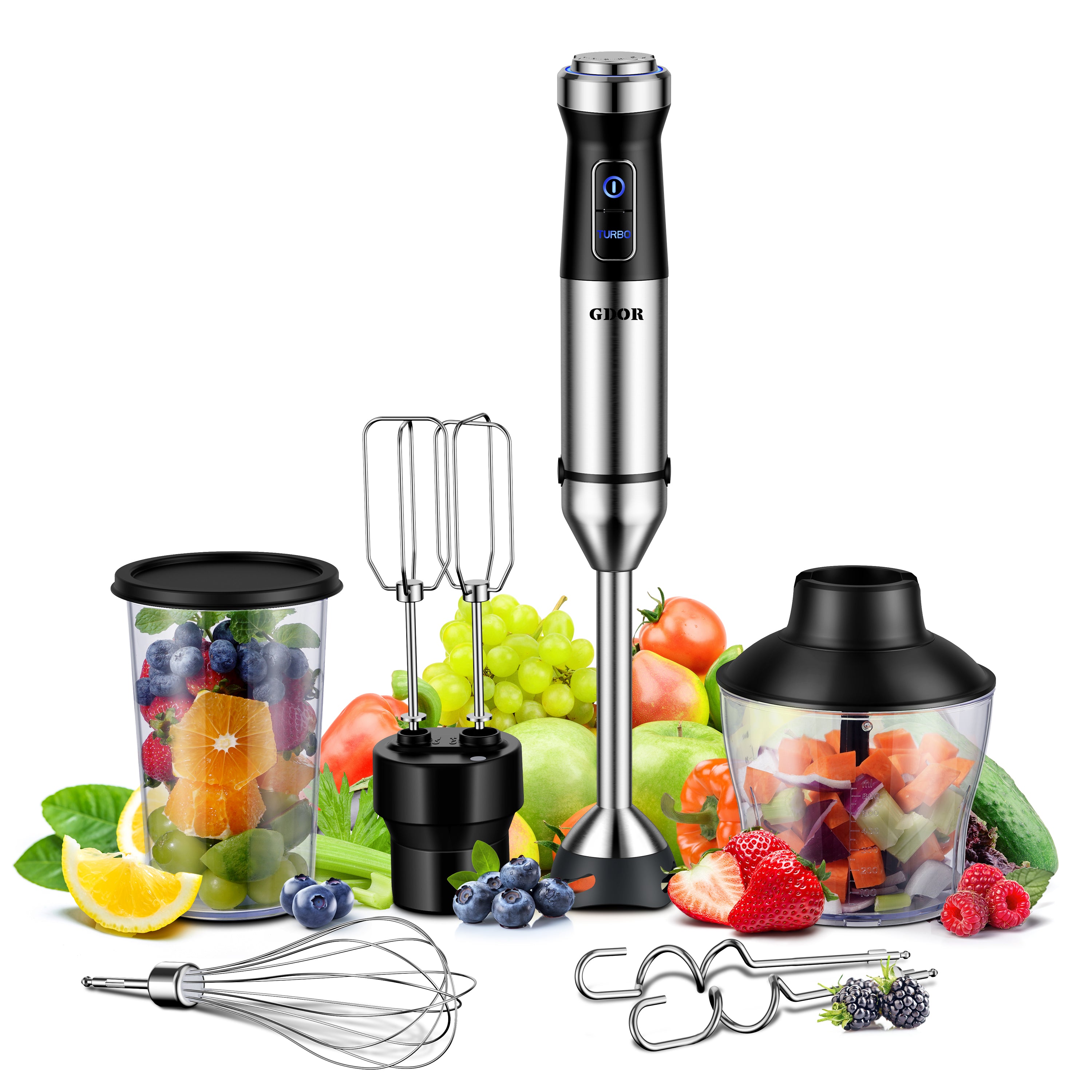 GDOR 6-in-1 Immersion Blender